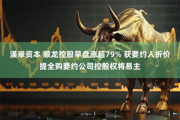 漢崋资本 顺龙控股早盘涨超79% 获要约人折价提全购要约公司控股权将易主